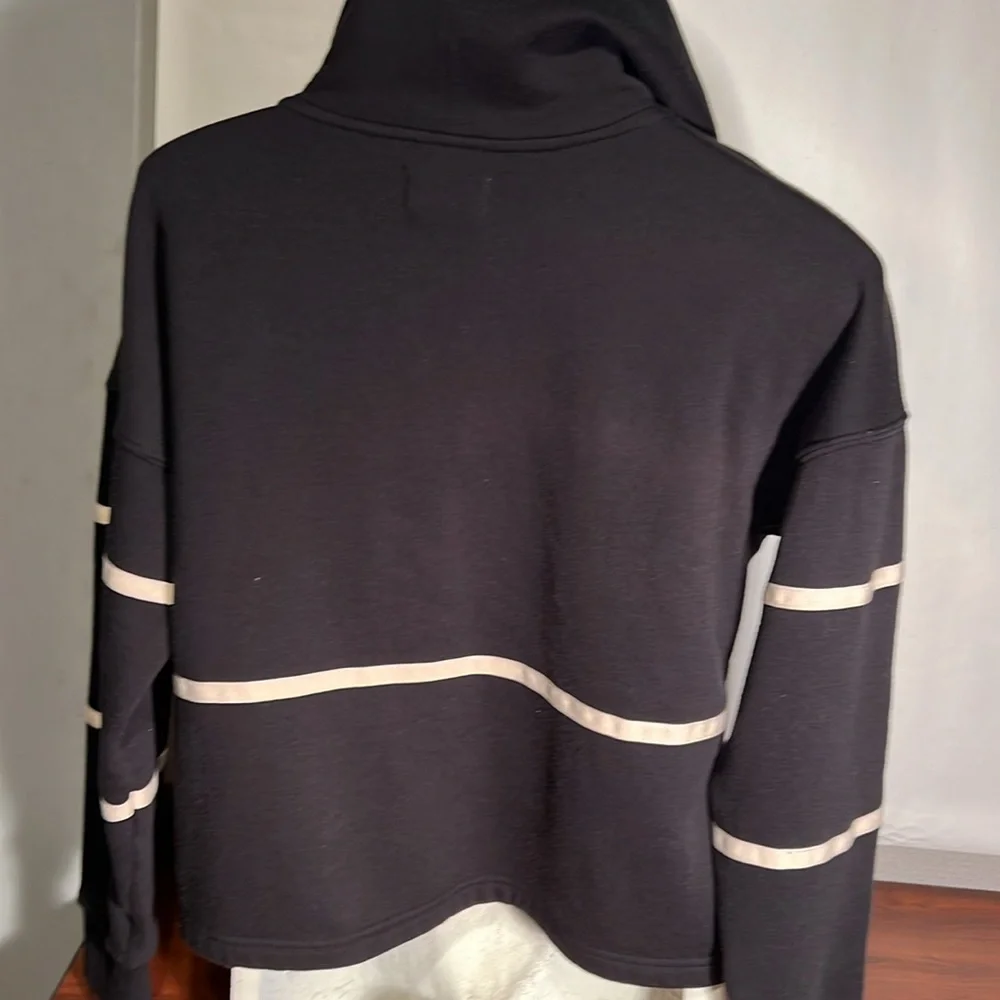 SHYANNE LIFE, Large black, and white hoodie, long sleeve GUC - Picture 4 of 5